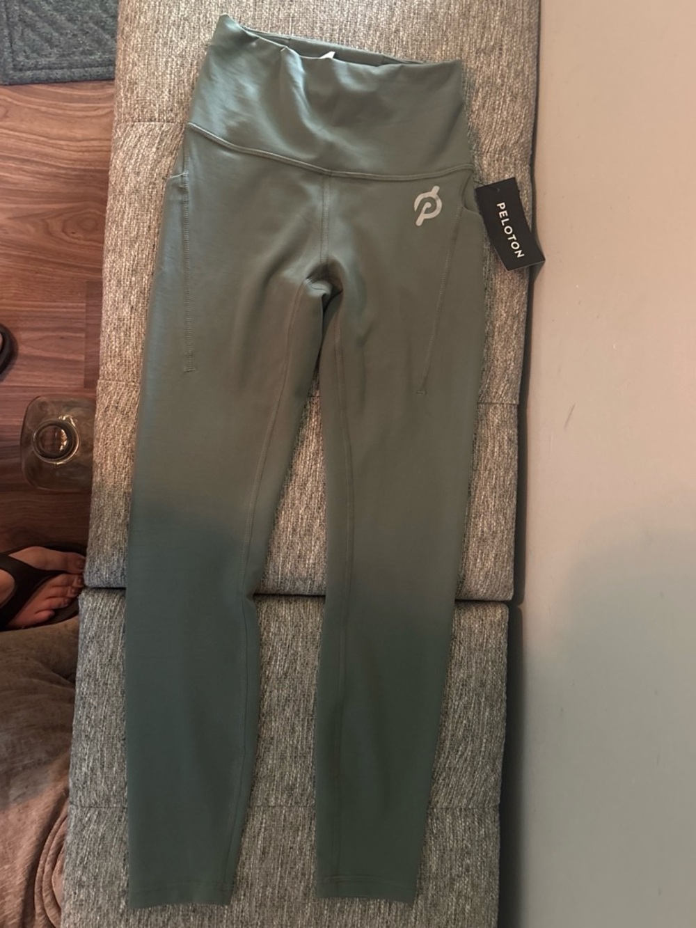 Lululemon Peloton Olive Green High-Waist Women’s Leggings